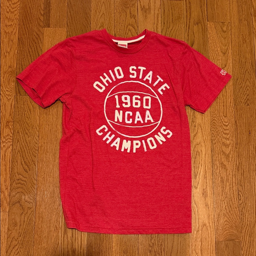 Homage Ohio State 1960 NCAA Champions Red T-Shirt